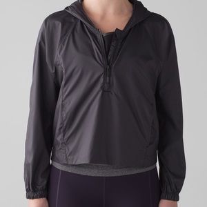 Never worn - Lululemon Hooded light Wind Breaker